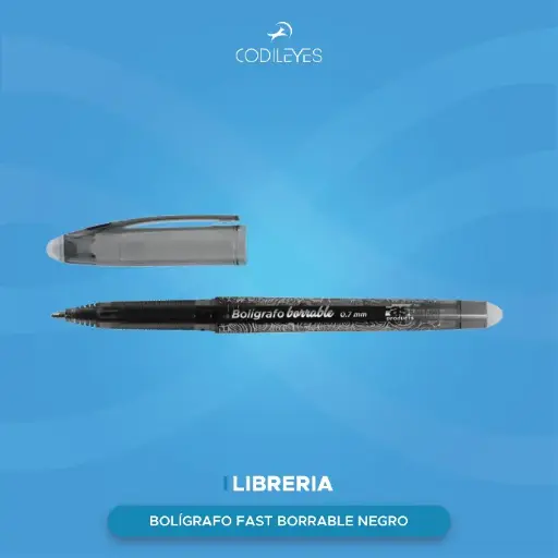 Bolígrafo Fast Borrable 0.7mm (12)
