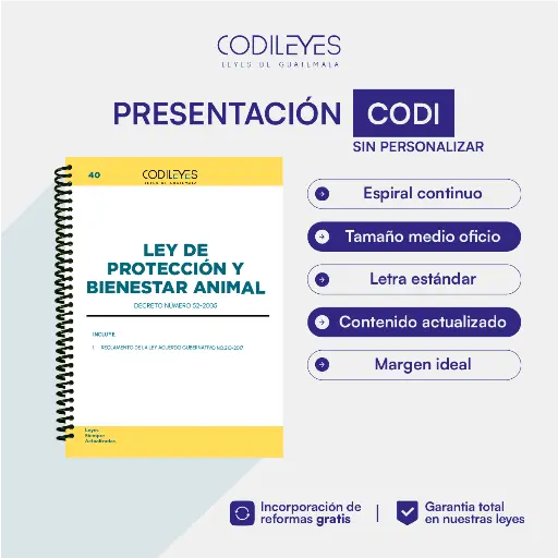 Civ-40 Ley de Protección y Bienestar Animal