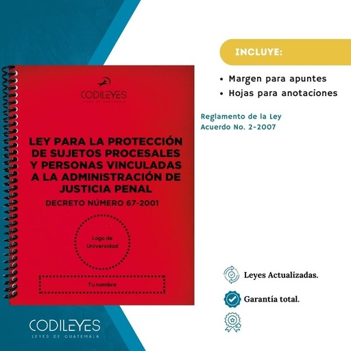 Pen-14 Ley Para La Protección De Sujetos Procesales 