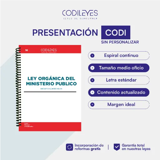 Pen-16 Ley Orgánica Del Ministerio Público -MP-