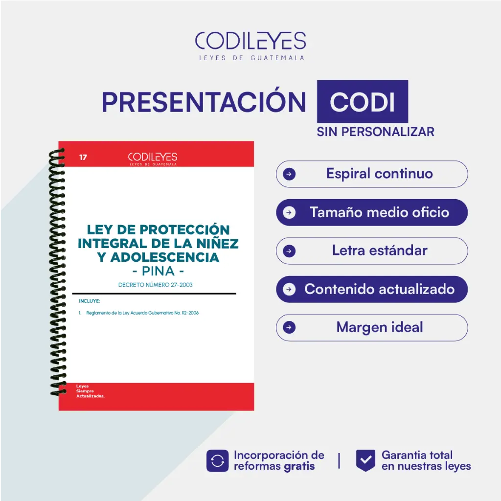 Pen-17 Ley De Protección Integral De La Niñez Y Adolescencia -PINA ...