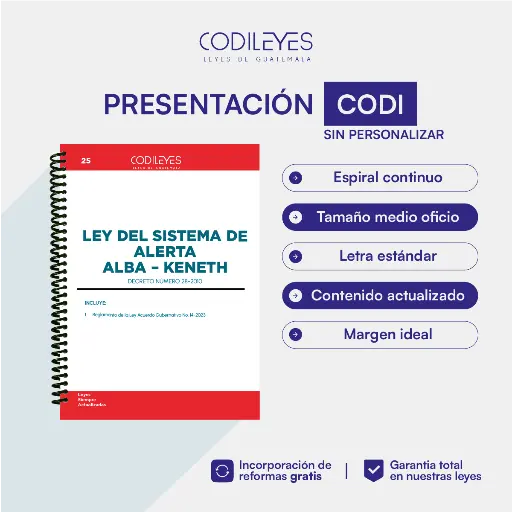 Pen-25 Ley Del Sistema De Alerta Alba Keneth 