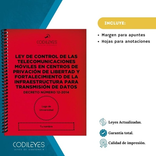 Pen-35 Ley De Control De Las Telecomunicaciones Móviles En Centros De Privación De Libertad Y Fortalecimiento De La Infraestructura Para Transmisión De Datos