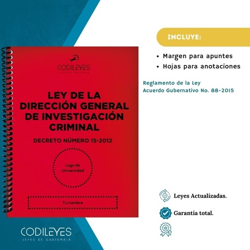 Pen-40 Ley De La Dirección General De Investigación Criminal