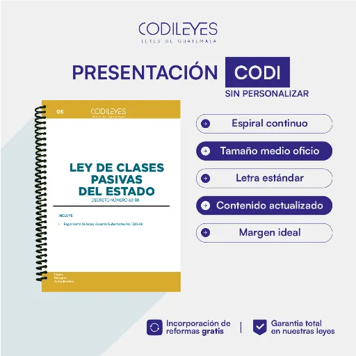 Labo-05 Ley De Clases Pasivas Civiles Del Estado 