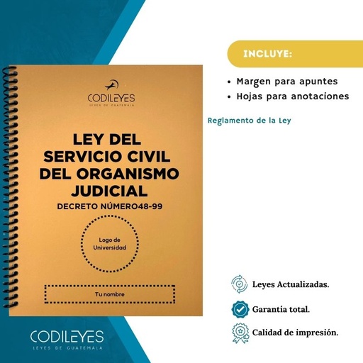 Labo-06 Ley De Servicio Civil Del Organismo Judicial 