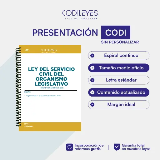 Labo-07 Ley De Servicio Civil Del Organismo Legislativo 