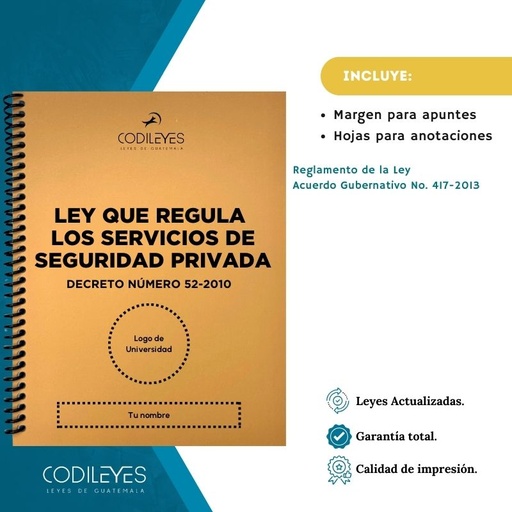 Labo-08 Ley Que Regula Los Servicios De Seguridad Privada 