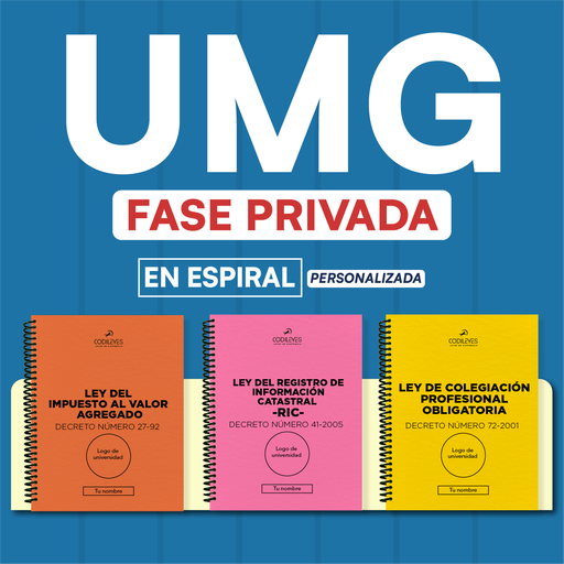 Fase Notarial UMG - Leyes En Espiral Personalizadas ✅