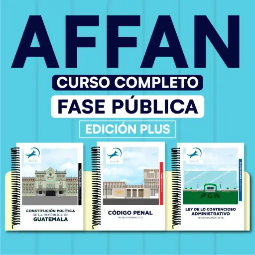 AFFAN - Paquete de 38 Leyes Fase Pública - Curso Completo (Plus➕)