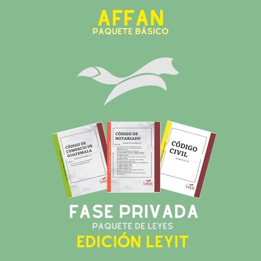 AFFAN Fase Privada - Listado por materia⭕️ - Edición Leyit🦊