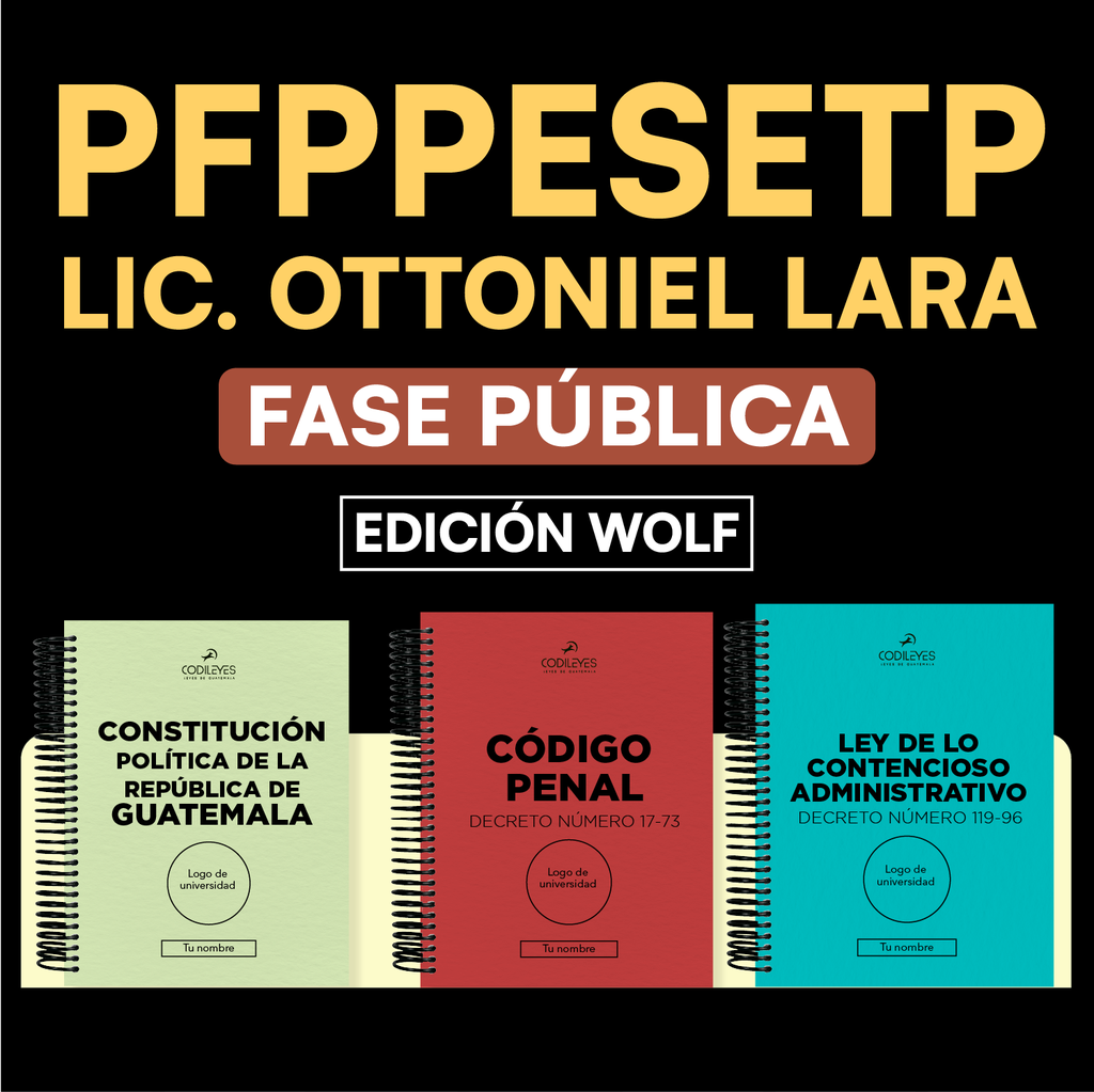 PFPPESETP- Paquete de 35 Leyes Fase Pública (Wolf🐺)