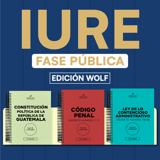 IURE - Paquete de 54 Leyes Fase Pública (Wolf🐺)