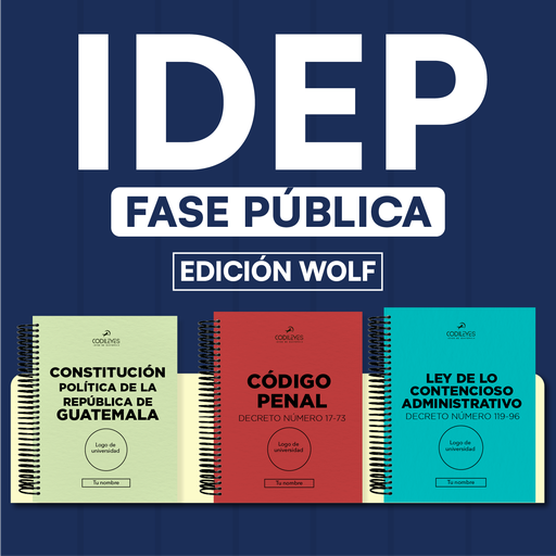IDEP - Paquete de 59 Leyes Fase Pública (Wolf🐺)