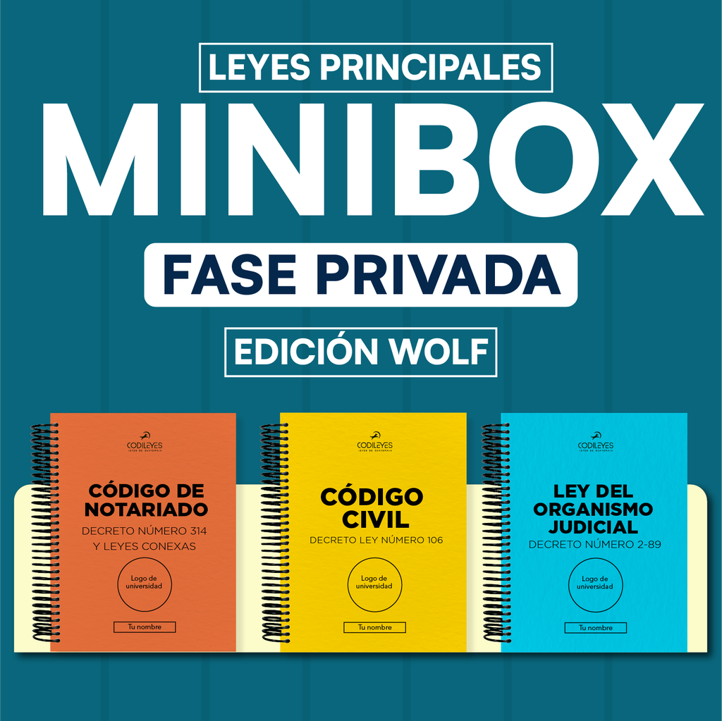MiniBox- Paquete de 6 Leyes Fase Privada (Wolf🐺) 