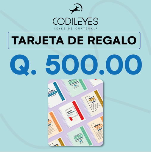 Tarjeta de regalo Q500
