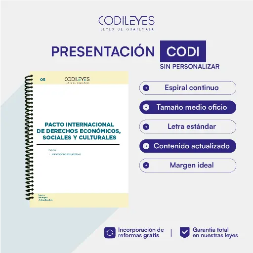 Conv-05 Pacto Internacional De Derechos Económicos, Sociales Y Culturales + Protocolo Facultativo