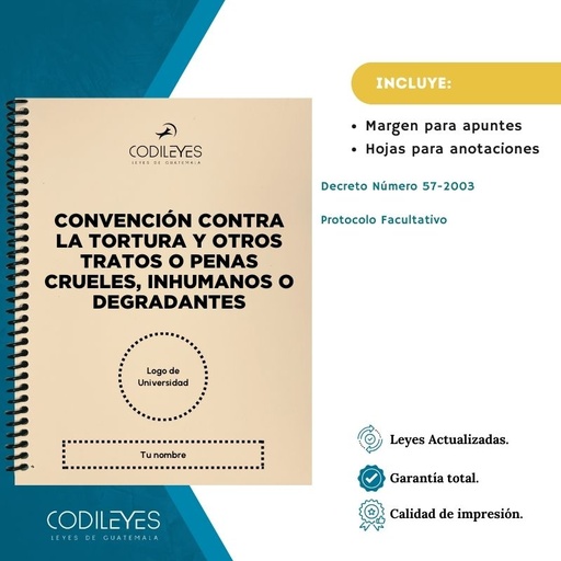 Conv-06 Convención Contra La Tortura Y Otros Tratos O Penas Crueles, Inhumanos O Degradantes + Protocolo Facultativo