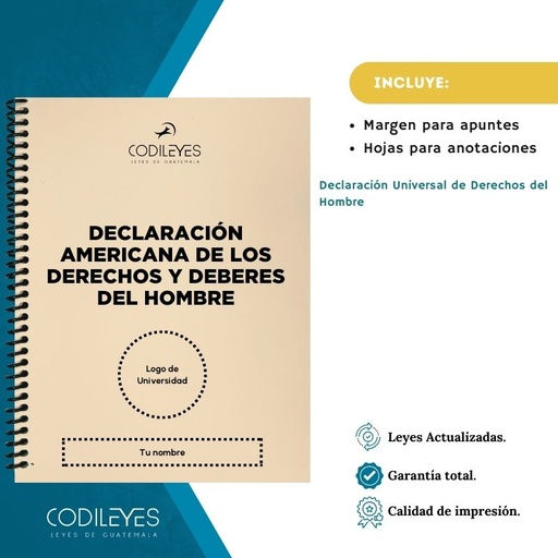 Conv-14 Declaración Americana De Los Derechos Y Deberes Del Hombre