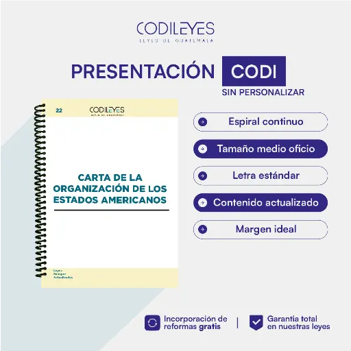Conv-22 Carta De La Organización De Los Estados Americanos