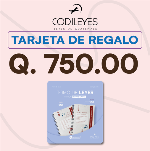 [TAR-750] Tarjeta de regalo Q750