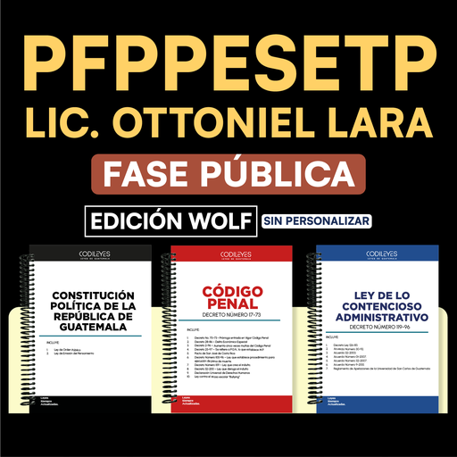 PFPPESETP- Paquete de 35 Leyes Fase Pública (Wolf🐺 Sin Personalizar❌)