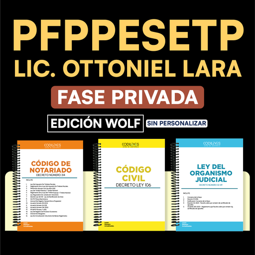 PFPPESETP- Paquete de 29 Leyes Fase Privada (Wolf🐺 Sin Personalizar ❌)