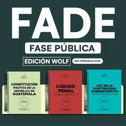 FADE - Paquete de 51 Leyes Fase Pública (Wolf🐺❌ Sin personalizar)