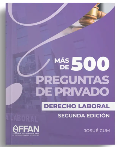 [AFFAN-500-LABO] 500 Preguntas Derecho Laboral