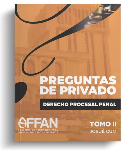 [AFFAN-T2-PEN] Tomo II - Libro Derecho Procesal Penal 
