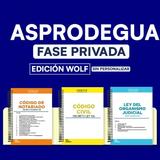 Fase Privada ASPRODEGUA - Edición Wolf🐺❌ Sin personalizar