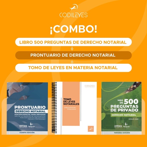 Combo de Derecho Notarial - Libros + Tomo -