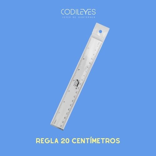 [REGLA-00688] Regla de 20 Centímetros (100)