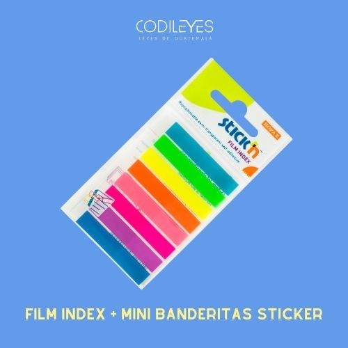[12150] Film Index + Mini Banderitas Sticker (24)