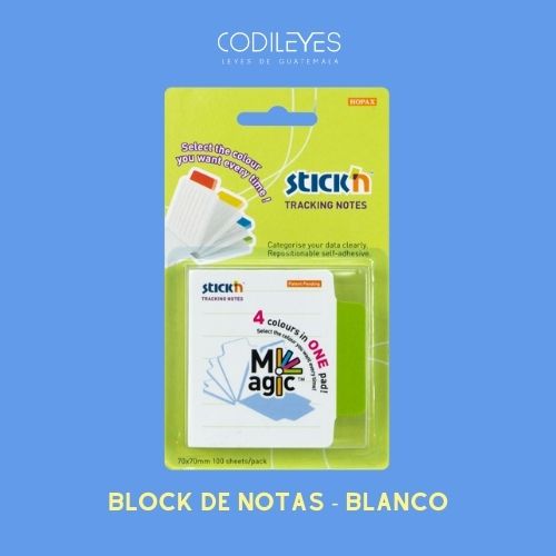 [12145] Block De Notas - Blanco (12)