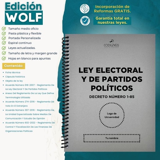 Ley Electoral Y De Partidos Políticos