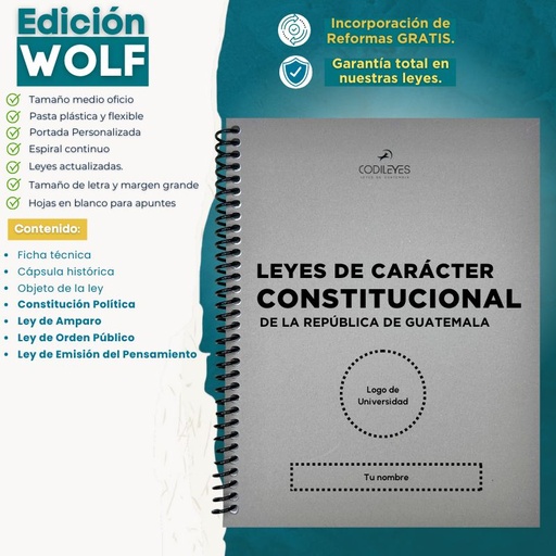 Tomo De 4 Leyes Constitucionales 