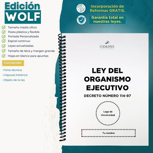 Ley Del Organismo Ejecutivo