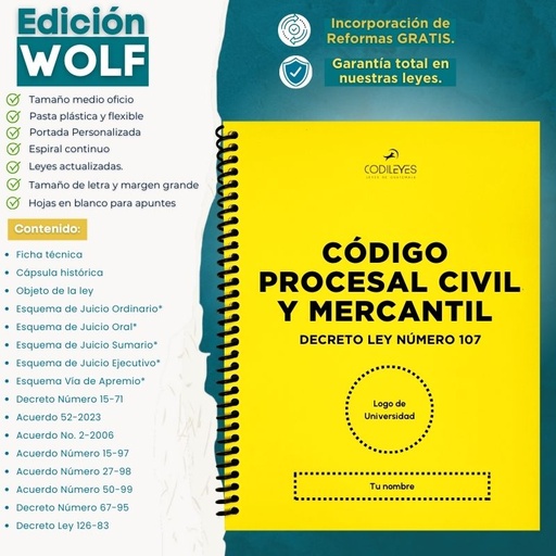 Código Procesal Civil Y Mercantil + Leyes Anexas